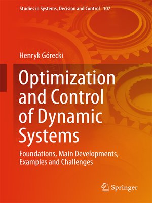 cover image of Optimization and Control of Dynamic Systems